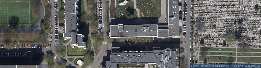 Zdjęcie satelitarne Spółdzielnia Mieszkaniowa Służew Nad Dolinką