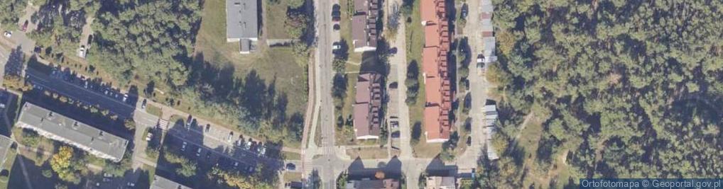 Zdjęcie satelitarne Spółdzielnia Mieszkaniowa Spółdzielca w Ostrołęce