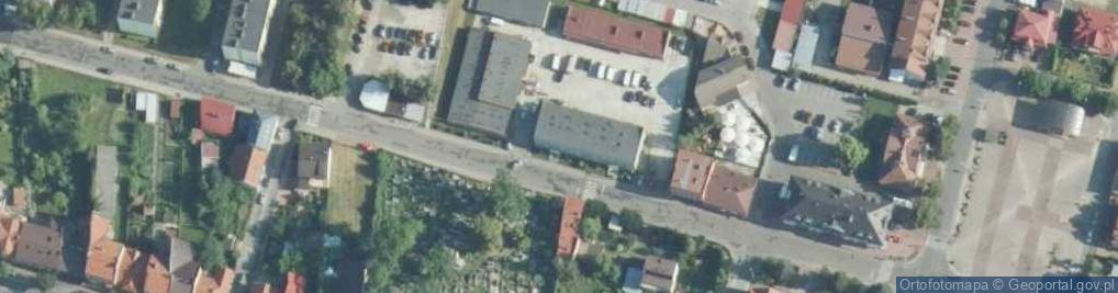 Zdjęcie satelitarne Spółdzielnia Mieszkaniowa w Brzesku