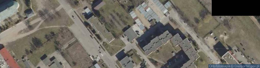 Zdjęcie satelitarne Spółdzielnia Mieszkaniowa w Ciechanowcu