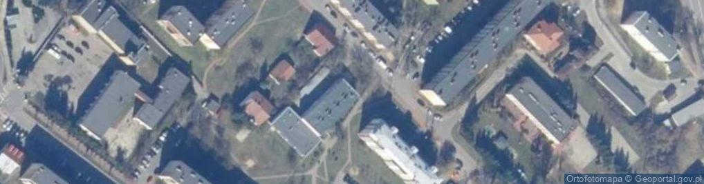 Zdjęcie satelitarne Spółdzielnia Mieszkaniowa w Kozienicach