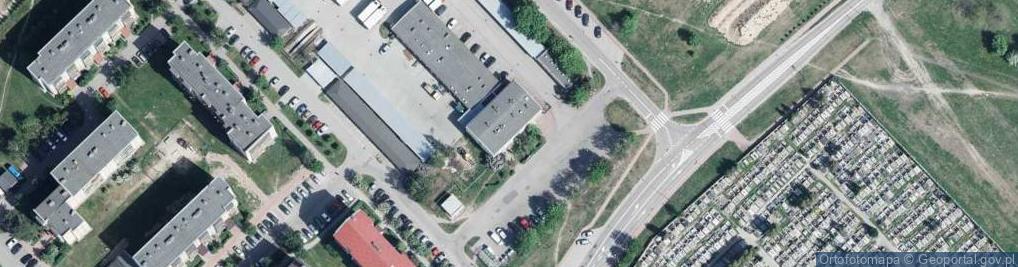 Zdjęcie satelitarne Spółdzielnia Mieszkaniowa w Międzyrzecu Podlaskim