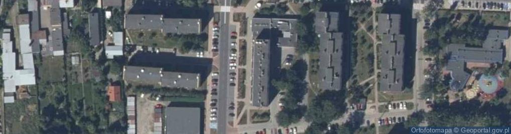 Zdjęcie satelitarne Spółdzielnia Mieszkaniowa w Mszczonowie
