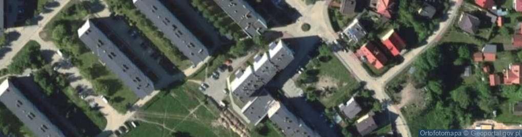 Zdjęcie satelitarne Spółdzielnia Mieszkaniowa w Rucianem Nidzie