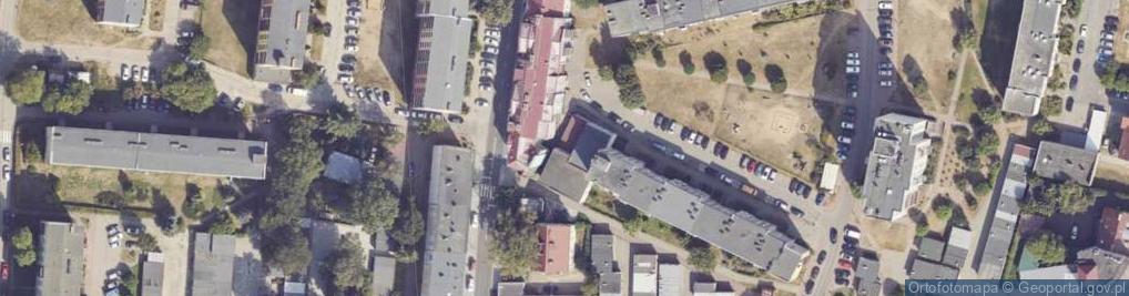 Zdjęcie satelitarne Spółdzielnia Mieszkaniowa w Słubicach