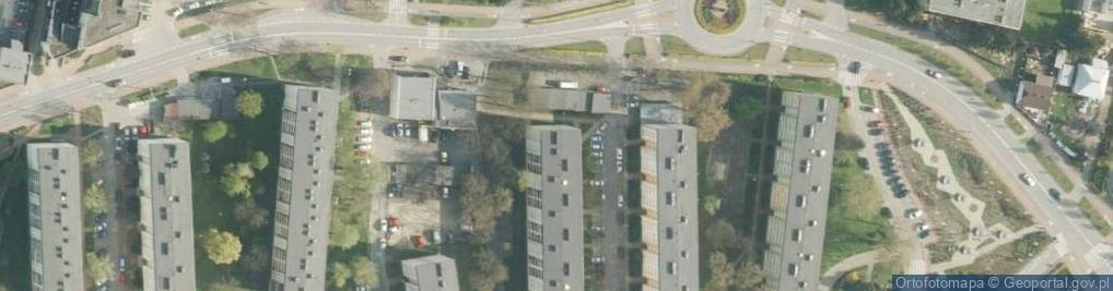 Zdjęcie satelitarne Spółdzielnia Mieszkaniowa Wisła w Puławach