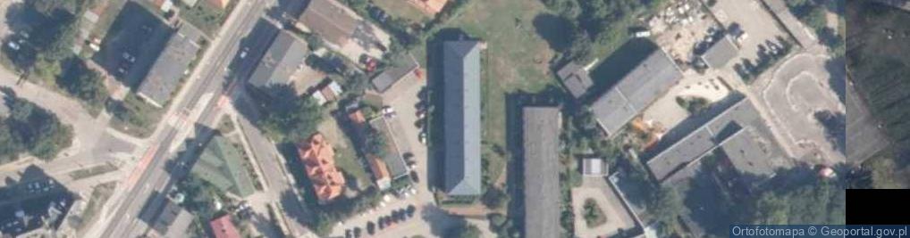 Zdjęcie satelitarne Spółdzielnia Mieszkaniowa Zębiec w Ustce