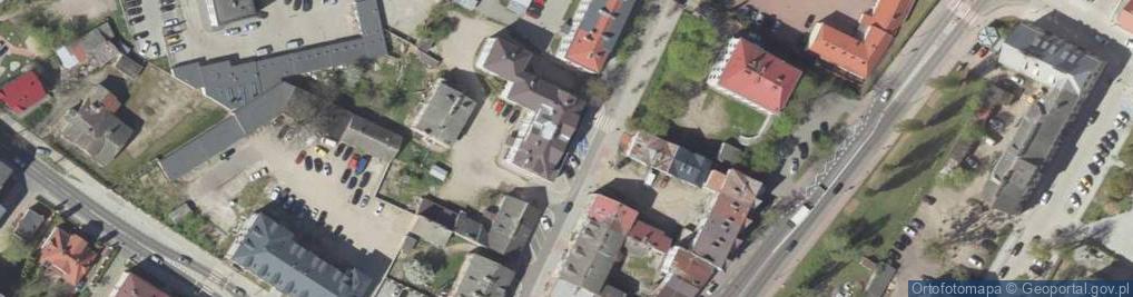 Zdjęcie satelitarne Spółdzielnia Mieszkaniowa Zgoda w Łomży