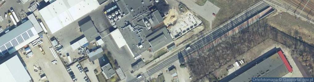 Zdjęcie satelitarne Spóldzielnia Mleczarska Łuków