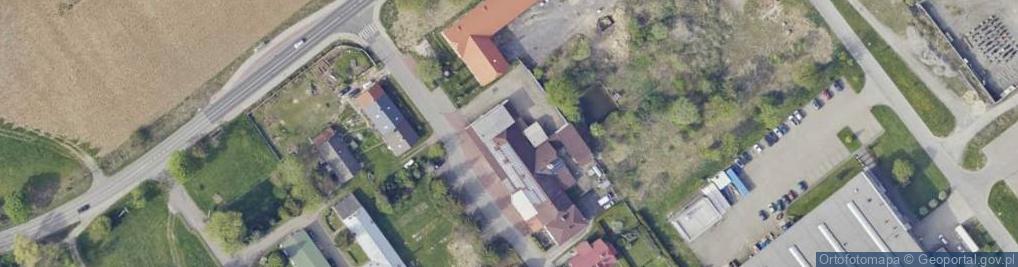 Zdjęcie satelitarne Spółdzielnia Mleczarska w Bażanowicach