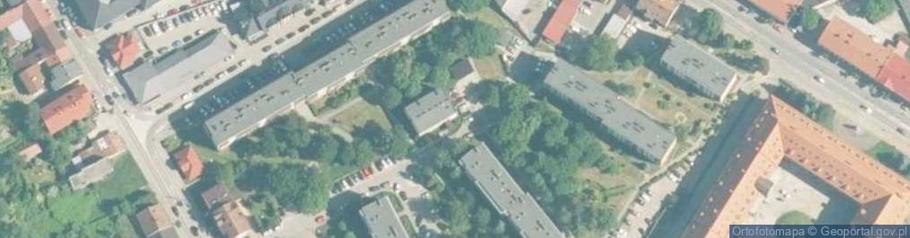 Zdjęcie satelitarne Spółdzielnia Pracy Kominiarzy w Wadowicach