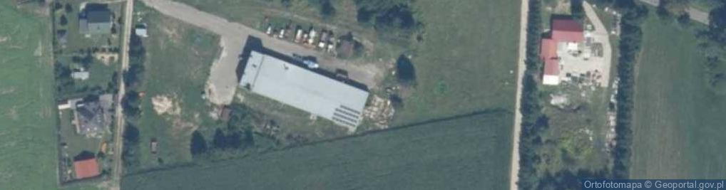 Zdjęcie satelitarne Spółdzielnia Rolniczo Usługowo Handlowa w Iławie z S w Rudzienicach