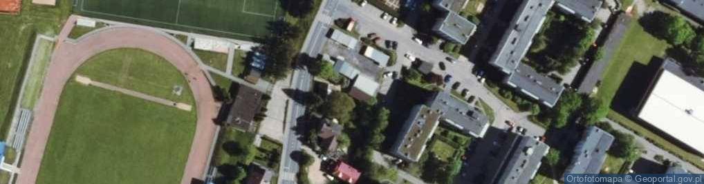 Zdjęcie satelitarne Spółdzielnia Rzemieślnicza Mazowsze w Przasnyszu