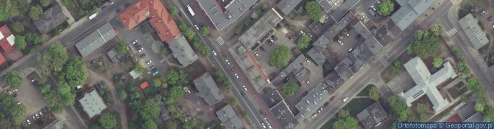 Zdjęcie satelitarne Spółdzielnia Rzemieślnicza Wielobranżowa w Żyrardowie