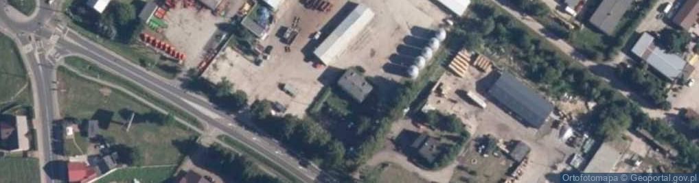 Zdjęcie satelitarne Spółdzielnia Usług Rolniczych w Sierpcu