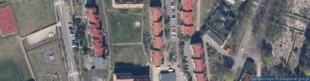 Zdjęcie satelitarne Spółdzielniamieszkaniowa Brzoza w Moryniu [ w Likwidacji