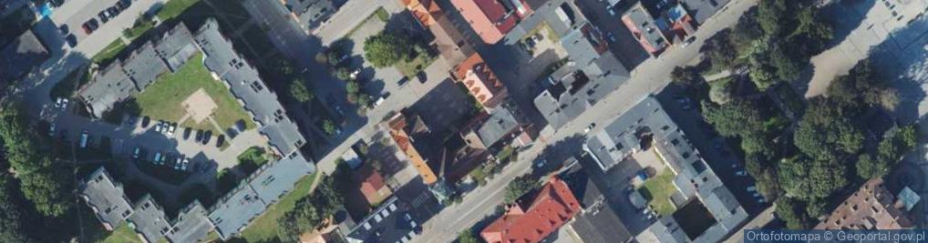 Zdjęcie satelitarne Społeczny Komitet Budowy Pomnika Jana Pawła II w Lęborku