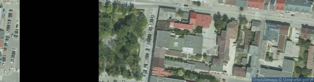 Zdjęcie satelitarne Społem Powszechna Spółdzielnia Spożywców w Busku Zdroju