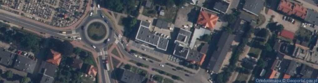 Zdjęcie satelitarne Społem Powszechna Spółdzielnia Spożywców w Nowym Mieście Lubawskim