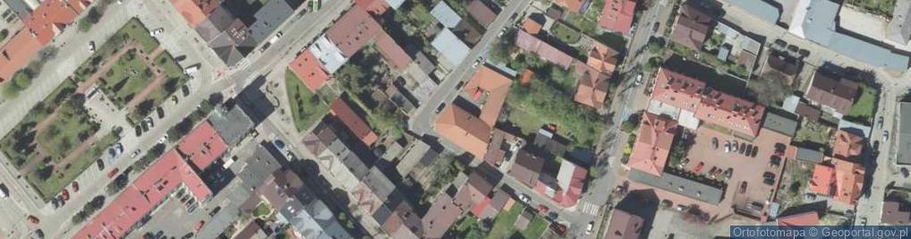 Zdjęcie satelitarne Społem Powszechna Spółdzielnia Spożywców w Ostrołęce