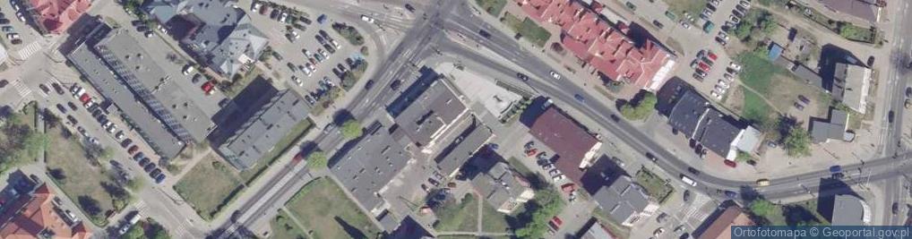 Zdjęcie satelitarne Społem Powszechna Spółdzielnia Spożywców w Ostrowi Mazowieckiej