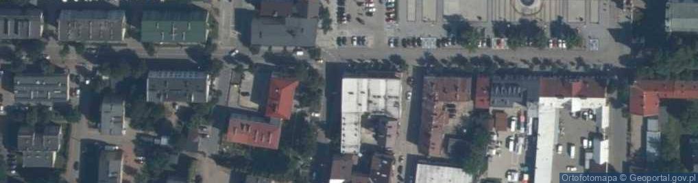 Zdjęcie satelitarne Społem Powszechna Spółdzielnia Spożywców w Węgrowie