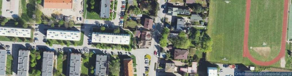 Zdjęcie satelitarne Sprzedaż Art Spożywczymi i Przemysłowymi Falęcka Krystyna