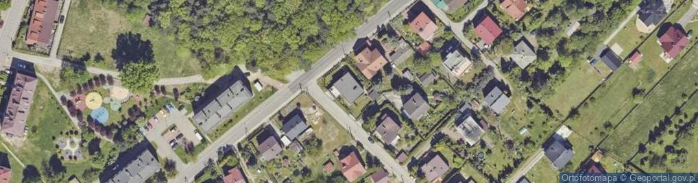 Zdjęcie satelitarne Sprzedaż Det Art Przem Spoż Allana Mól