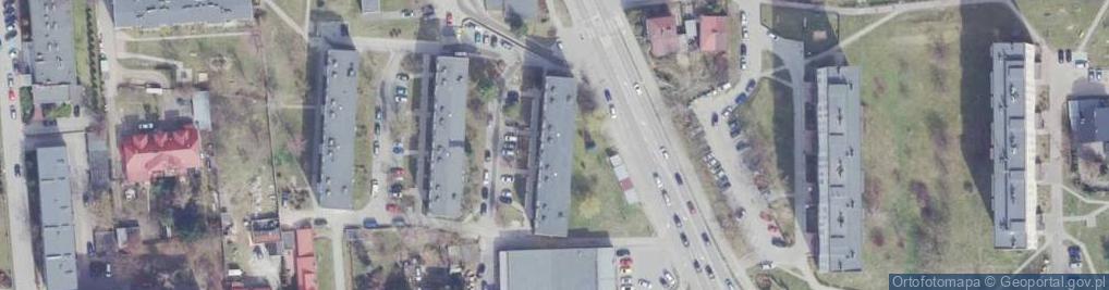 Zdjęcie satelitarne Sprzedaż Dystrybutorska Art Przemysłowych i Spożywczych Kilijańska R