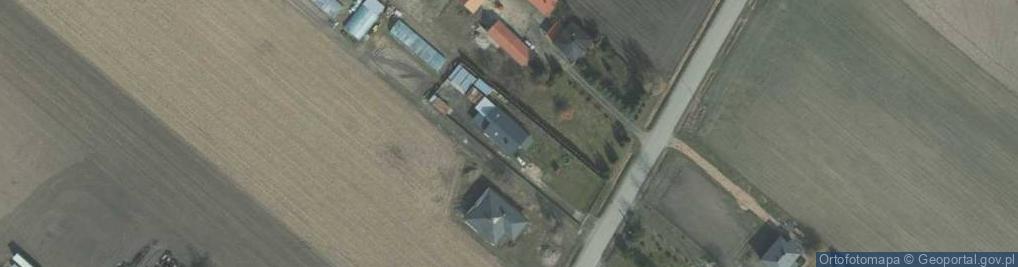 Zdjęcie satelitarne Sprzedaż Gazów Technicznych, Tlen -Acetylen, Propan - Butan Gutkowski Jan