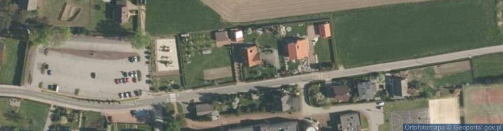 Zdjęcie satelitarne Sprzedaż i Produkcja Grzybów Bąk Marek