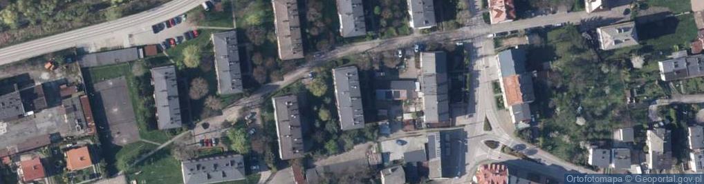 Zdjęcie satelitarne Sprzedaż Kurczaków i Podrobów Kiosk Sadlik Marian Bębenek Marek