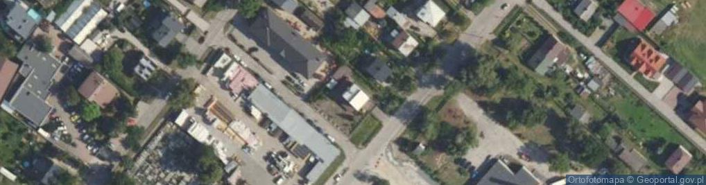 Zdjęcie satelitarne Sprzedaż Materiałów Budowlanych Nawozów i Węgla T Adamkiewicz Materiały Budowlane Maria Adamkiewicz Tadeusz Adamkiewicz