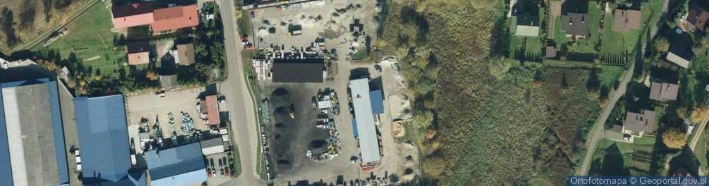 Zdjęcie satelitarne Sprzedaż Materiałów Budowlanych Opału i Nawozów Hurt Detal J K J Suchan