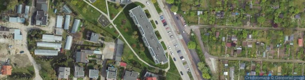 Zdjęcie satelitarne Sprzedaż Prod Konsump Dział Szkol Market Pleskot Piotr i Małgorzata
