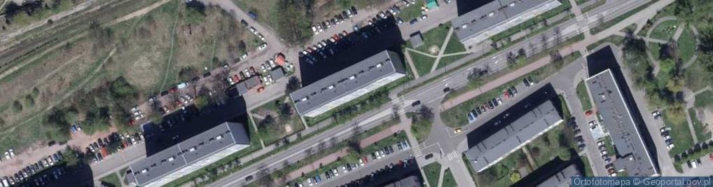 Zdjęcie satelitarne Sprzedaż Towarów Budowa Sieci