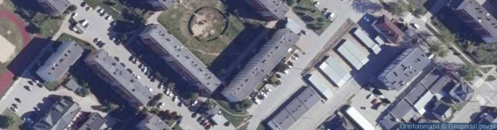 Zdjęcie satelitarne Sprzedaż Wędlin, Mięsa i Artykułów Spożywczo-Przemysłowych, Hurt-Detal Kinga Marta Czajkowska