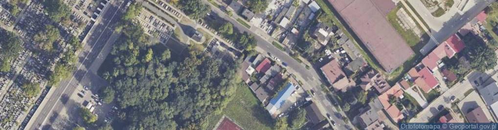 Zdjęcie satelitarne Sprzedaż Zniczy Kwiatów
