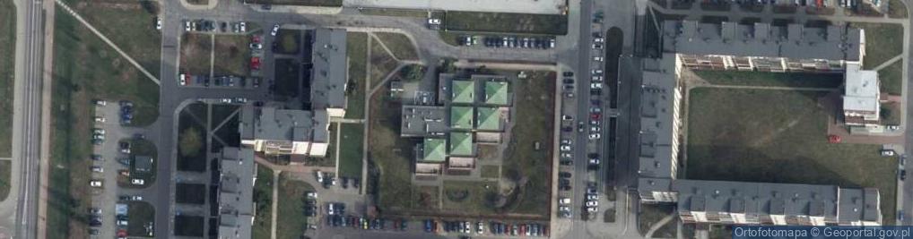 Zdjęcie satelitarne Środowiskowy Dom Samopomocy Koniczynka