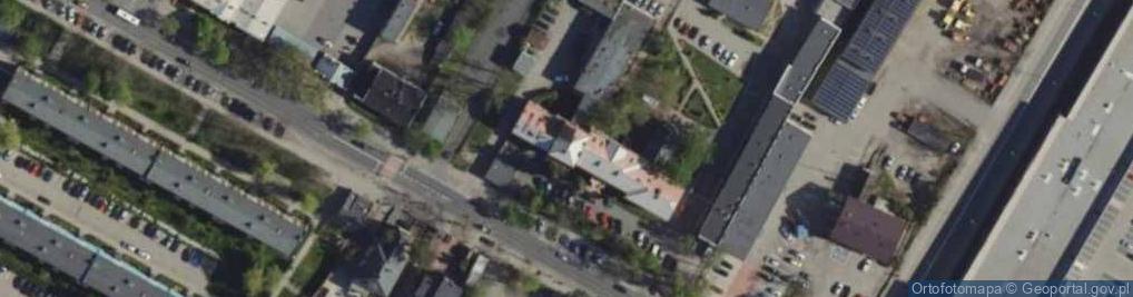 Zdjęcie satelitarne Środowiskowy Dom Samopomocy w Kutnie