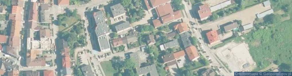 Zdjęcie satelitarne Środowiskowy Dom Samopomocy w Wadowicach