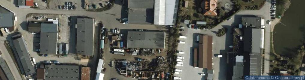 Zdjęcie satelitarne Stacja demontażu pojazdów. Nawozy i środki ochrony roślin