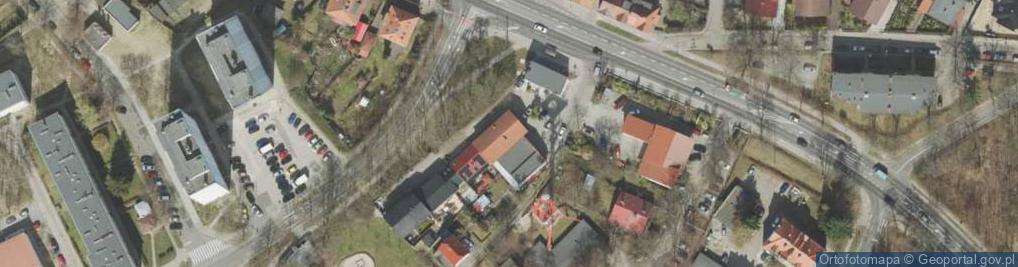 Zdjęcie satelitarne Stacja Mechanika Pojazdowa Zbigniew Szafrański Iwona Szafrańska