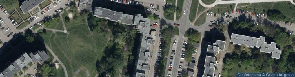 Zdjęcie satelitarne Stanisława Borkowska Handel Obwoźny