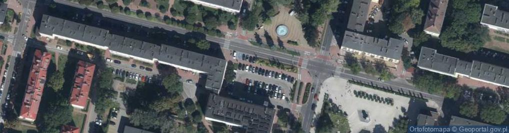 Zdjęcie satelitarne Starostwo Powiatowe w Świdniku