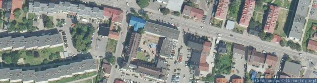 Zdjęcie satelitarne Starostwo Powiatu Proszowickiego