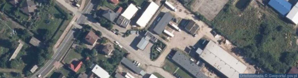 Zdjęcie satelitarne Stasiak Góralska Joanna 1.Stacja Paliw ''Juliusz'', 2.Przedsiębiorstwo Budownictwa Wodno-Melioracyjnego ''Eko-Partner