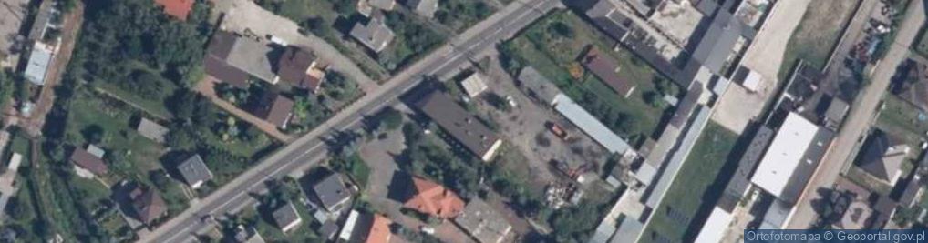 Zdjęcie satelitarne Stefańska Łarysa. Surowce wtórne