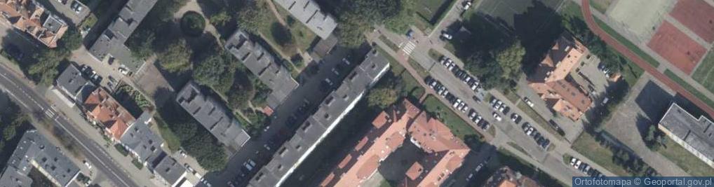 Zdjęcie satelitarne Stoiska Handlowe