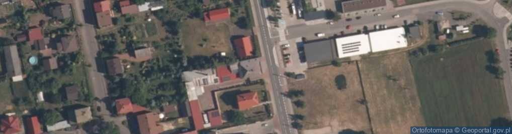 Zdjęcie satelitarne Stolarstwo Wyrób Trumien Szklarstwo Kompl Usł Pogrzebowe Duda Zbysław